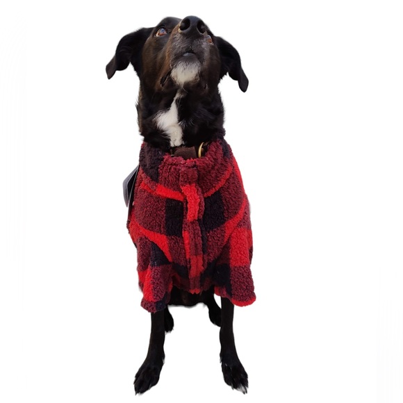 Berkshire Dog Nwt Red Plaid Dog Sweater Poshmark